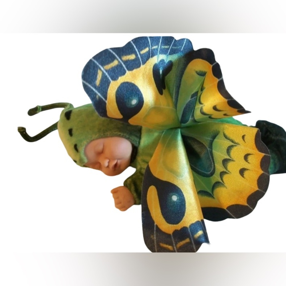Anne Geddes 9" Realistic Butterfly Baby Doll Plush